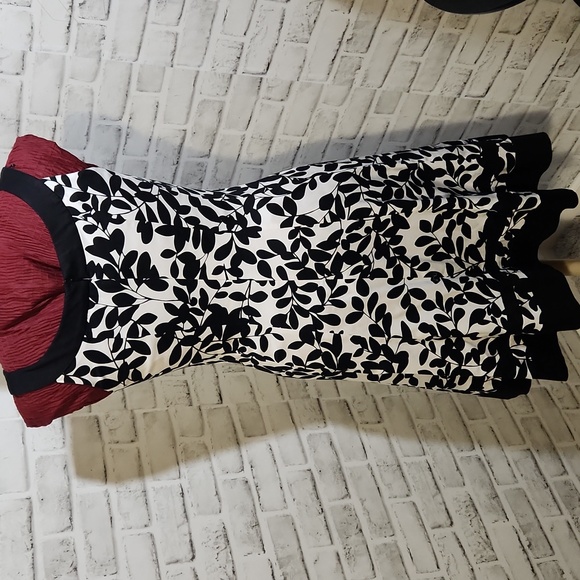 Jones Wear Dress SZ 6 Black/White Dress - Picture 2 of 11